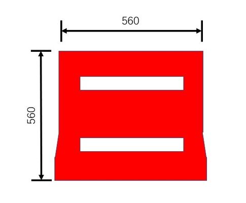 Rotomolding Ürünler Yol Bariyeri 560x560 4 Renk