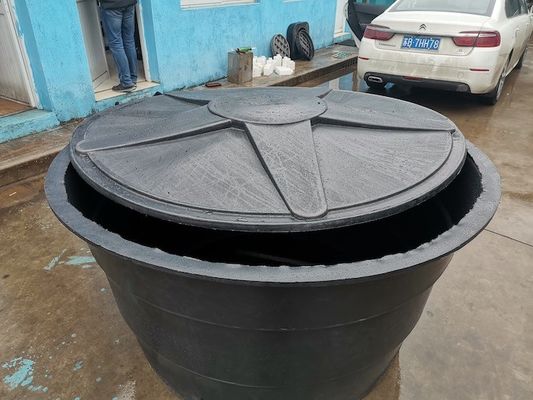 Dikey Su Tankı Döner Kalıp Hafif Çelik Malzeme Plastik Septik Yakıt Tankı Döner Kalıp