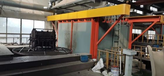 4M Fırın 4000mm Mekik Rotasyonel Kalıplama Makinesi Ekipmanı