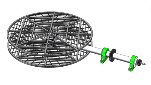 4.0m Oven Shuttle Rotational Moulding Equipment Customized